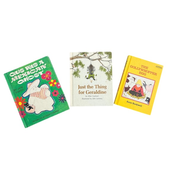 Weekly Reader Children's Book Club Other - Vintage Children's Book Lot 3 Gus Was a Mexican Ghost Geraldine Gollywhopper